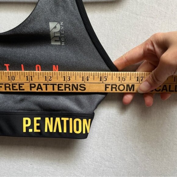 P.E Nation Dark Shadow Game Day Sports Bra Sz S - Picture 7 of 9